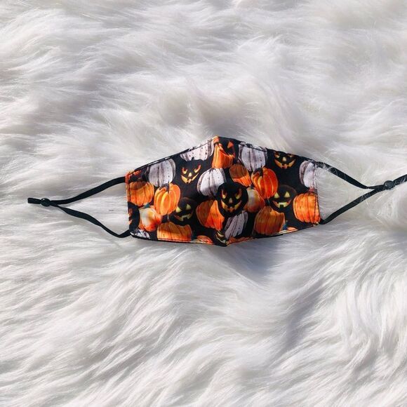 Brand New Halloween Kids Face Mask One Size‎ Adjustable Strap (KIDS MASK) - Picture 2 of 7